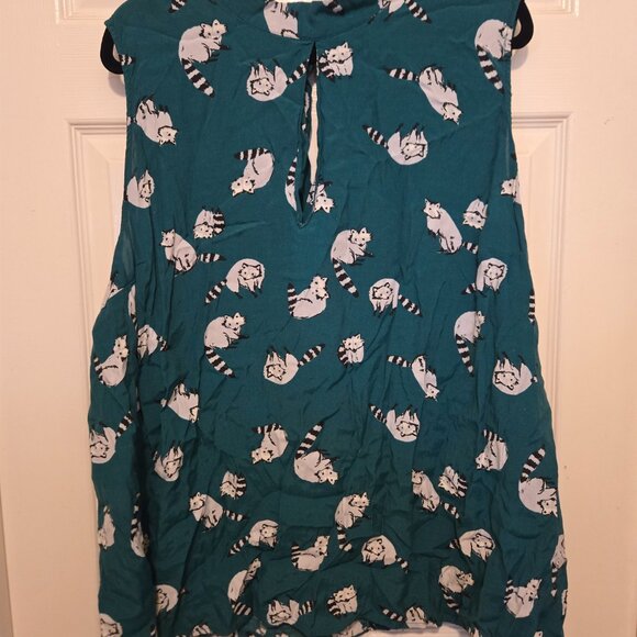 Modcloth - Racoon Blouse - Picture 2 of 3